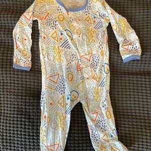 COPY - Magnetic Me one piece 80s print sleeper (0-3 mo)